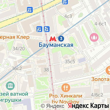Карта проезда к офису Printmos